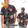 Quality Flamingo Tropical Floral Men Hawaiian Shirt For Flamingo Lovers