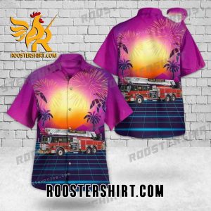 Quality Florida, Clay County Fire Rescue, 4th Of July Hawaiian Shirt Outfit