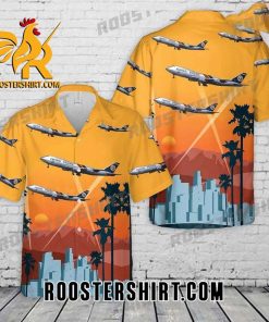 Quality Flying Tiger Line Boeing 747-249fscd Cheap Hawaiian Shirt
