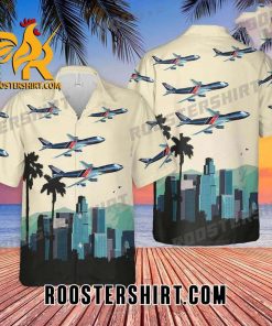 Quality Flying Tiger Line Boeing 747 Button Up Hawaiian Shirt