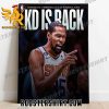 Quality Kevin Durant Is Back In Minnesota Timberwolves Vs Phoenix Suns NBA Poster Canvas For Fans