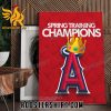 Quality Los Angeles Angels Cactus League Spring Training Champions Poster Canvas