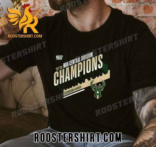 Quality Milwaukee Bucks Destination Playoff 2023 Central Division Champions Unisex T-Shirt