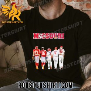Quality Missouri Sport Teams Players 2023 Signatures Unisex T-Shirt