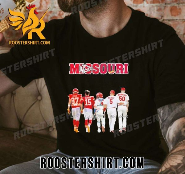 Quality Missouri Sport Teams Players 2023 Signatures Unisex T-Shirt