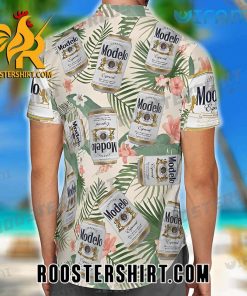 Quality Modelo Hawaiian Shirt And Shorts Tropical Leaves Beer Lovers Gift