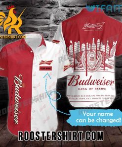 Quality Quality Budweiser Hawaiian Shirt And Shorts Label Personalized Beer Lovers Gift