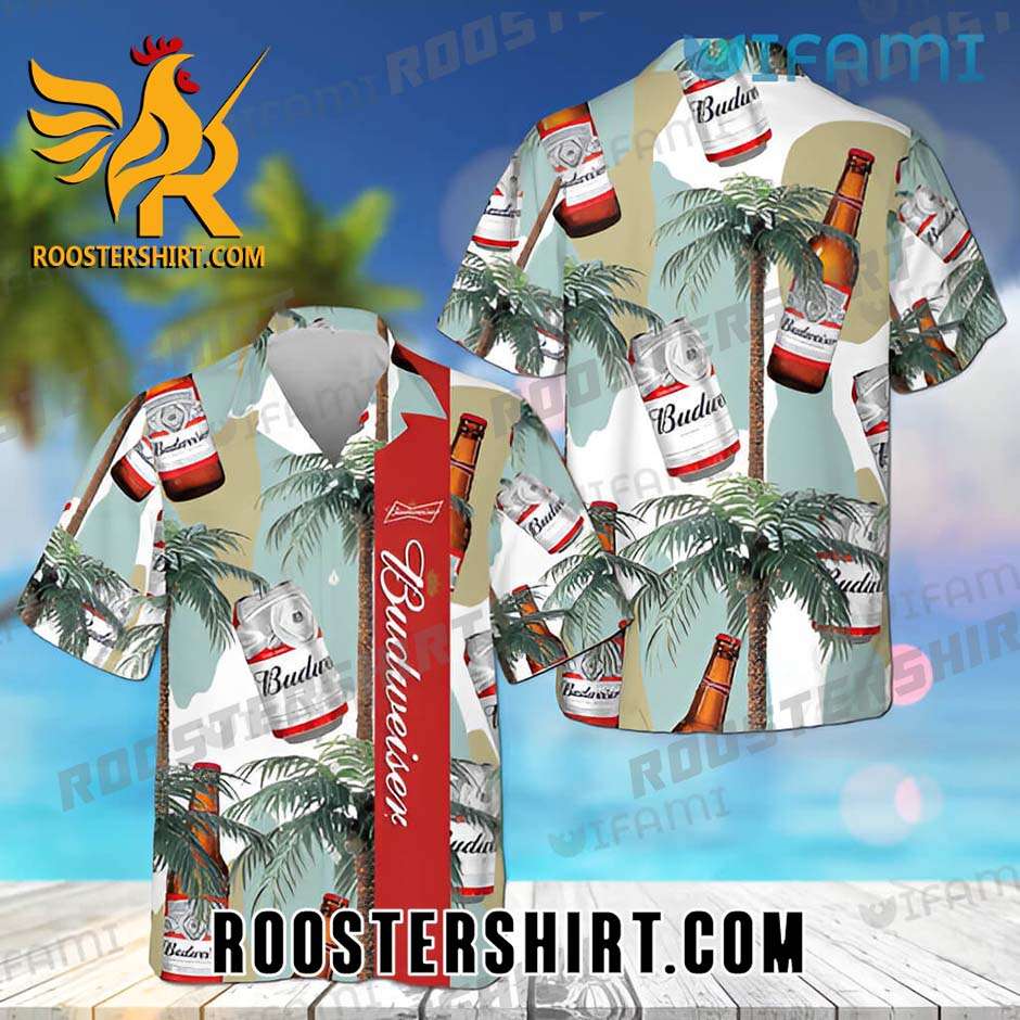 Quality Quality Coconut Tree Budweiser Hawaiian Shirt And Shorts Beer Lovers Gift