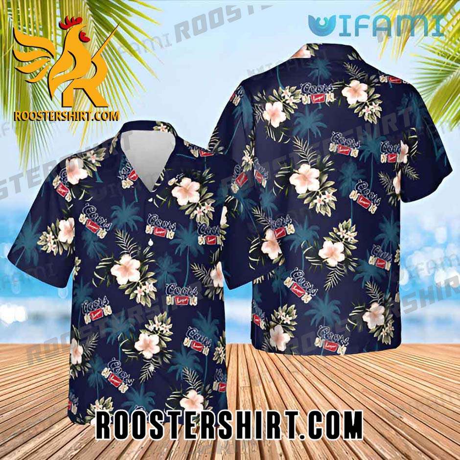 Quality Quality Coors Banquet Hawaiian Shirt And Shorts Hibiscus Flower Beer Lovers Gift