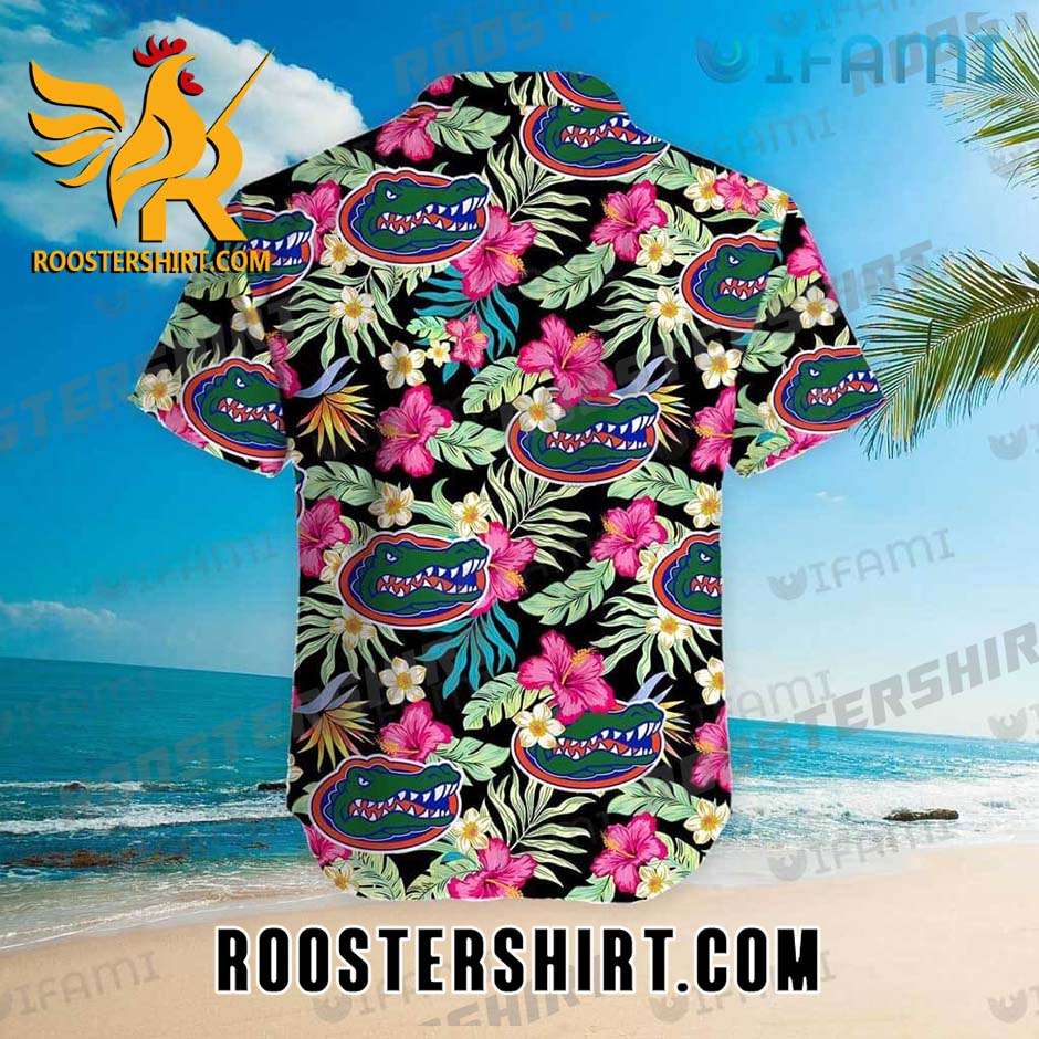 Quality Quality Gators Hawaiian Shirt And Shorts Flower Tropical Leaves Logo Gators Gift