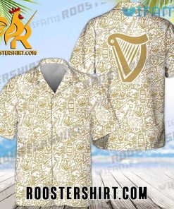 Quality Guinness Hawaiian Shirt And Shorts Doodle Art Beer Guinness Gift