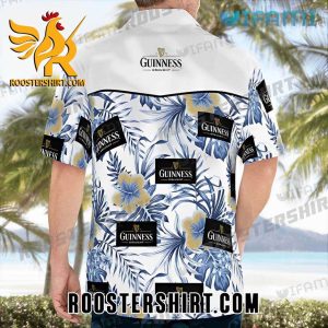 Quality Guinness Hawaiian Shirt And Shorts Hibiscus Flower Guinness Beer Gift