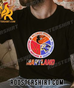 Quality maryland sports team logo unisex T-Shirt