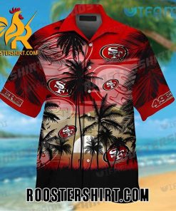 San Francisco 49ers Coconut Tree Sunset Hawaii Shirt