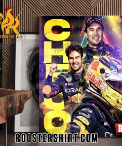 Sergio Perez Champions Azerbaijan Grand Prix Poster Canvas