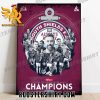 South Shields FC Champions Pitching In Northern Premier League 2023 Poster Canvas