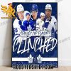 Stanley Cup Playoffs Clinched Toronto Maple Leafs NHL Poster Canvas