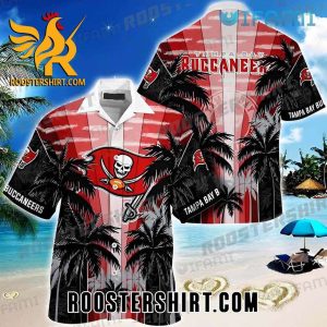 Tampa Bay Buccaneers Hawaiian Shirt Coconut Tree Pattern Gift For Buccaneers Fans
