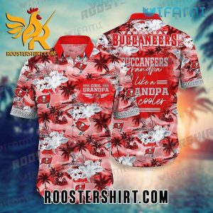 Tampa Bay Buccaneers Hawaiian Shirt Cool Grandpa Tropical Island Gift For Buccaneers Fans