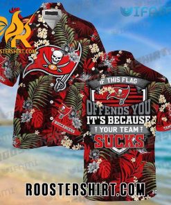 Tampa Bay Buccaneers Hawaiian Shirt If This Flag Offends Gift For Buccaneers Fans