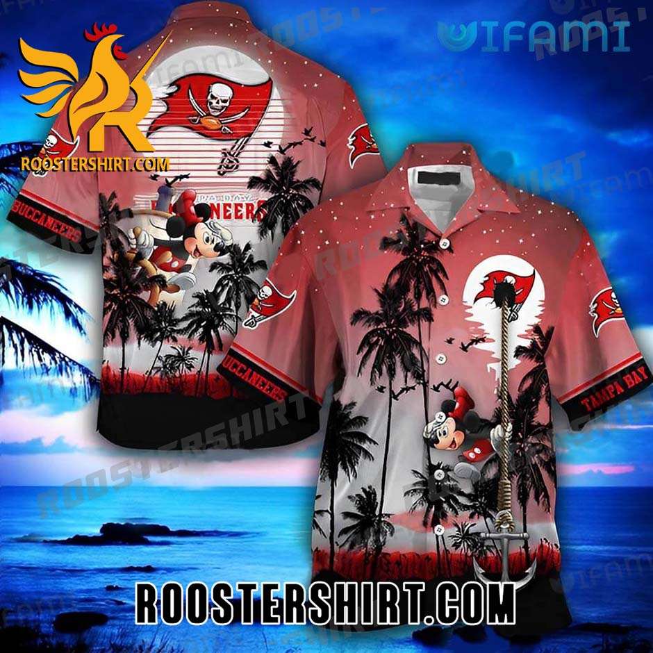 Tampa Bay Buccaneers Hawaiian Shirt Mickey Mouse Anchor Gift For Buccaneers Fans