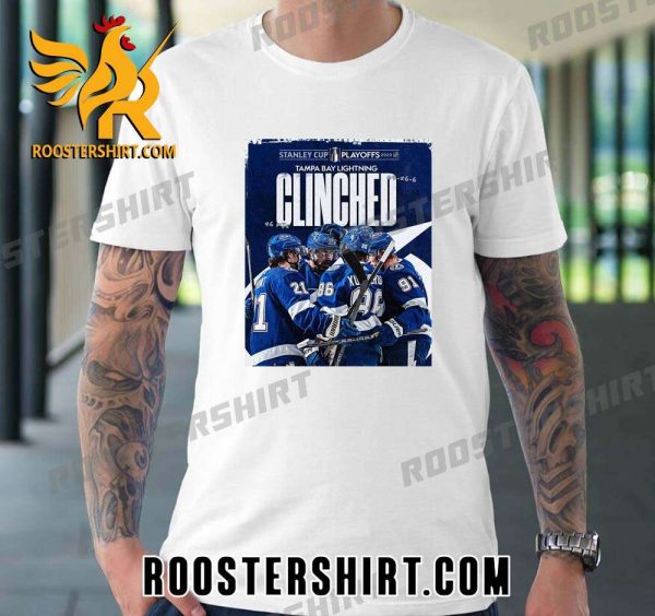 Tampa Bay Lightning Clinched Stanley Cup Playoffs 2023 NHL T-Shirt