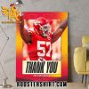 Thank You Orlando Brown Jr Kansas City Chiefs Poster Canvas