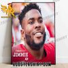 Thank you Jimmie Ward San Francisco 49ers Great Carees Poster Canvas