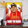 Thank you for everything Coach Rubin Two Time Super Bowl Champion Poster Canvas