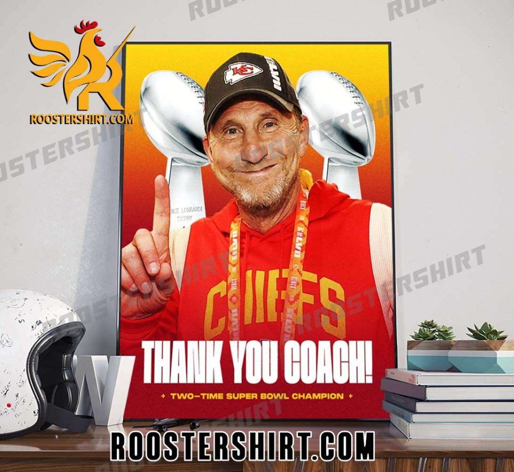Thank you for everything Coach Rubin Two Time Super Bowl Champion Poster Canvas