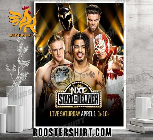 This match is going to be INSANE Stand And Deliver WWE NXT Poster Canvas