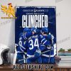 Toronto Maple Leafs have clinched their spot in the Stanley Cup Playoffs NHL Poster Canvas