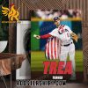 Trea Turner USA Team World Baseball Classic 2023 Poster Canvas