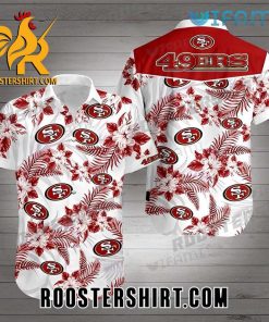Tropical Flower 49ers NFL Hawaiian Shirt Gift For Fans