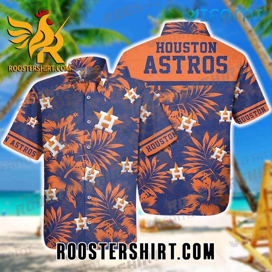 Tropical Flowers Classic Houston Astros Hawaiian Shirt