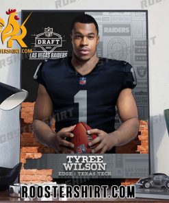 Tyree Wilson Las Vegas Raiders Draft 2023 Poster Canvas