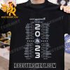UConn Mens Basketball 2023 NCAA March Madness National Champions Bracket New Design T-Shirt