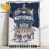 UConn Mens Basketball 2023 National Champions Poster Canvas