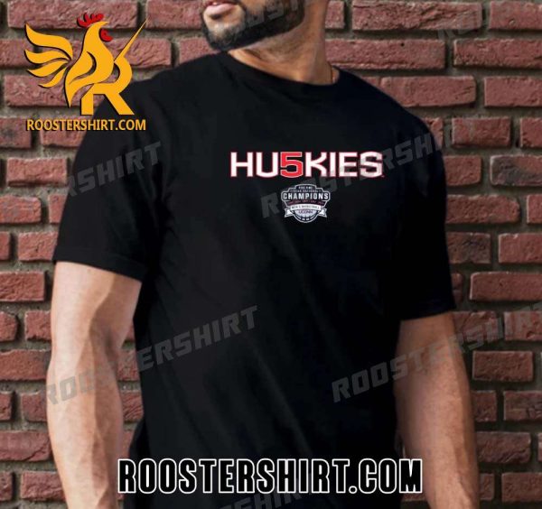 Uconn Huskies 2023 NCAA Mens Basketball 5X National Champions New Design T-Shirt