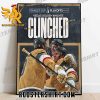 Vegas Golden Knights Clinched Stanley Cup Playoffs 2023 Poster Canvas