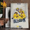 Welcome Back Michigan Hockey Frozen Four Poster Canvas