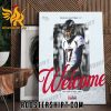 Welcome Corliss Waitman New England Patriots Poster Canvas