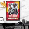 Welcome To Kansas City Chiefs Kingdom Jawaan Taylor Poster Canvas