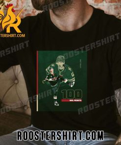 Welcome To The 100 Club Matt Boldy 100 NHL Point T-Shirt