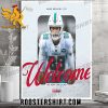 Welcome to New England Patriots Mike Gesicki 2023 Poster Canvas