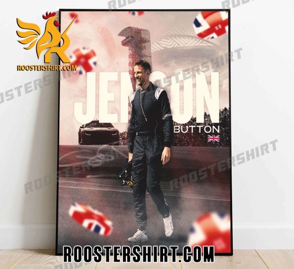 Welcome to the NASCAR Cup Series Jenson Button Poster Canvas