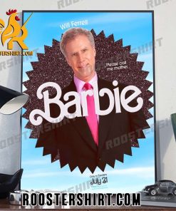 Will Ferrell Please Call Me Mother Barbie Movie Poster Canvas