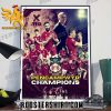 Wrexham AFC Champions English Football League After 15 Years Away Poster Canvas