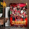 Wrexham AFC Champions Of The Vanarama National League 2022 – 2023 Poster Canvas