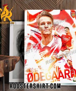 2023 Martin Odegaard Goal Arsenal FC Poster Canvas